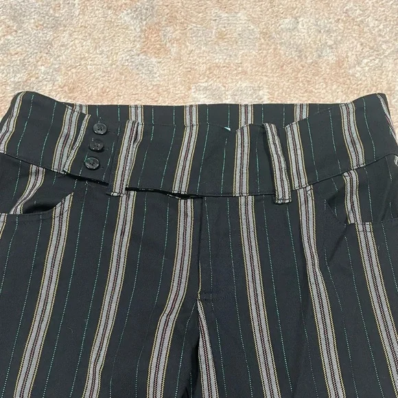 Urban Outfitters Y2K Marcella Striped Flare Trousers - Picture 7 of 13